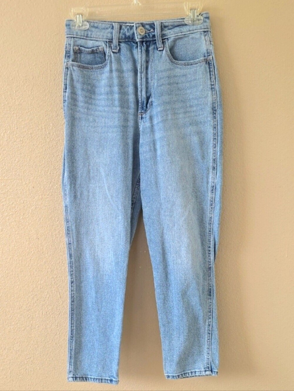 Hollister Womens Curvy Ultra High Rise Mom Jeans Casual Minimalist - Size 25